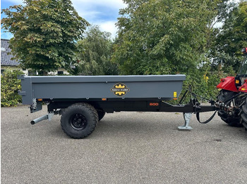 Remorque benne Palmse Trailer PT600E-1A bakkenwagen bakkenkar kipper dumper: photos 2
