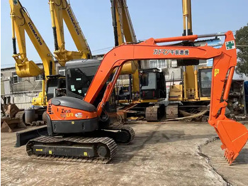 Pelle sur chenille Second Hand excellent original mini excavator hitachi used ZX55 ZX60 ZX70 small used excavator made in Japan for sale: photos 3