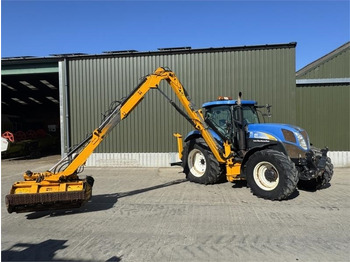 Epareuse New Holland New Holland T6080 c/w Herder Cavalier Mid Mount He: photos 5