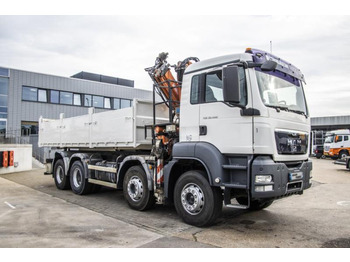 Camion benne, Camion grue MAN TGS 35.400+TEREX 16T/2: photos 5 Camion benne, Camion grue MAN TGS 35.400+TEREX 16T/2: photos 5