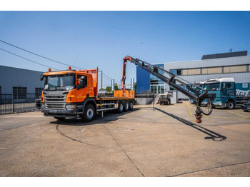 Camion plateau SCANIA P 410