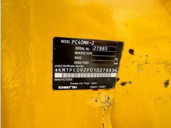 Pelle sur chenille Komatsu 40MR: photos 3