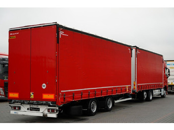 Camion à rideaux coulissants Volvo FH 460 / I-SAVE / ZESTAW TANDEM 120 M3 / PRZEJAZ: photos 3