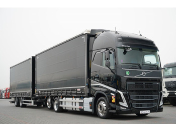 Camion à rideaux coulissants, Remorque rideaux coulissants Volvo FH 500 /XXL / ZESTAW TANDEM PRZEJAZDOWY 120 M3 /: photos 3