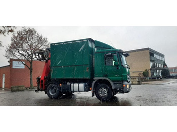 Camion benne, Camion grue Mercedes-Benz 1841K 4x2 Actros Kipper mit Kran+Greifer: photos 3