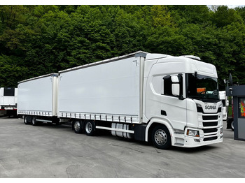 Camion à rideaux coulissants SCANIA R 410