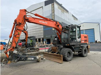 Pelle sur pneus HITACHI ZX140W-3