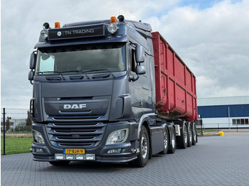 Tracteur routier DAF XF 510 FTG HANDGESCHAKELD, COMPLEET, KIEPCHASSIS, 30FT CONTAINER.: photos 2