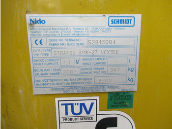 Epandeur de sable NIDO Stratos B11K-27 VCX350 1,1 M3 + Extra HYDRO Salzstreuer / Saltspreader: photos 4