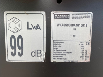 Kaeser M123 Kompressor Sigma Pilob 2,2 en crédit-bail Kaeser M123 Kompressor Sigma Pilob 2,2: photos 3