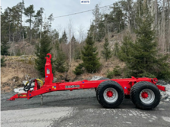 Remorque porte-engin surbaissée 2022 Bigab 15-19 hook trailer: photos 2