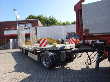 Remorque porte-engin surbaissée Möslein Tieflader Anhänger mit 3 Achsen und Rampen: photos 4