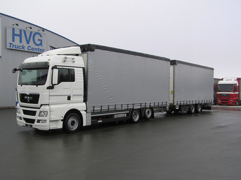 Camion à rideaux coulissants neuf MAN TGX 26.440 120 cbm Jumbozug EURO5 NEUFAHRZEUG: photos 1
