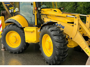 Tractopelle Komatsu * Koparko Ładowarka * Komatsu WB 97 S Utility *: photos 3