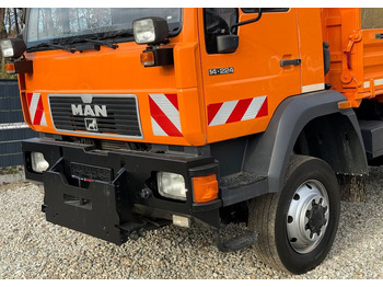 Camion benne MAN * MAN 14-220 * Kiper Wywrotka Meiller * 4x4 * Zimowe Utrzymanie * Unimog *: photos 4