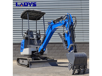 Pelle sur chenille LADYS DY18Mini Excavator Digger Miniexcavadora EPA Kubota Engine Mini Excavator For Sale With Mini Excavator Attachment Set: photos 4