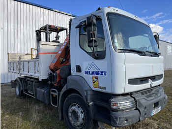 Camion benne, Camion grue RENAULT Kerax 370dci 4x2 19T benne grue: photos 2