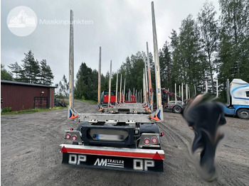 Remorque grumier Mjölbysläpet 5 AXLIG TIMMERVAGN: photos 3