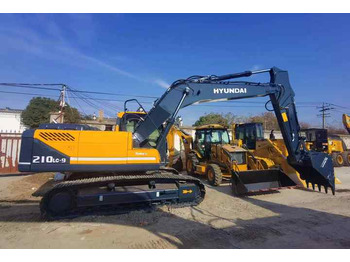 Pelle sur chenille Used Wheel Excavator hyundai 210w-9 for Sale Good Condition Wheel Excavator: photos 2