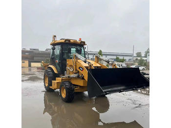 Tractopelle Used Wheel Loader CAT420F Caterpillar 420F Construction Machinery Mini Wheel Skid Steer Loader in Stock: photos 4