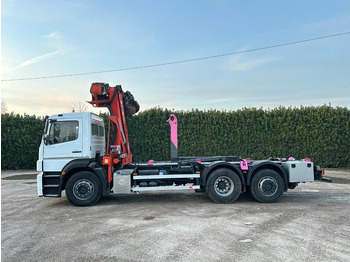 Camion ampliroll MERCEDES-BENZ MERCEDES AXOR 2533 SCARRABILE CON GRU E POLIPO: photos 5