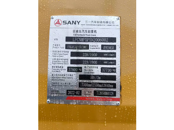 Grue mobile SANY STC500E: photos 5