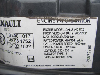 Moteur pour Camion Renault Magnum DXI12: photos 4