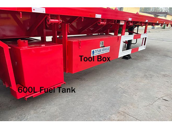 TITAN 3 Axle Flatbed Trailer for Sale in Senegal en crédit-bail TITAN 3 Axle Flatbed Trailer for Sale in Senegal: photos 2