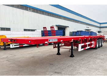 TITAN 3 Axle Flatbed Trailer for Sale in Senegal en crédit-bail TITAN 3 Axle Flatbed Trailer for Sale in Senegal: photos 4