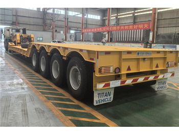 Semi-remorque surbaissé neuf TITAN 4 Axle 100 Ton Removable Gooseneck Trailer for Sale in PNG: photos 2