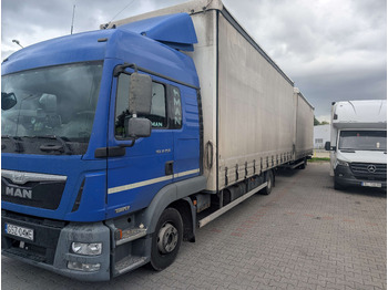 Camion à rideaux coulissants MAN TGL