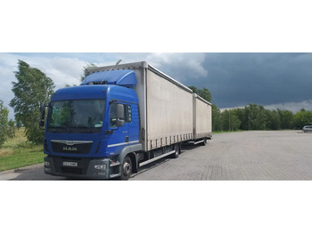 Camion à rideaux coulissants MAN TGL