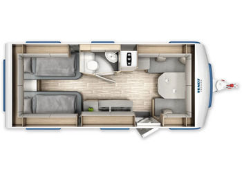 Caravane neuf Fendt Bianco Activ 515 SGE Fahrzeug frei konfigurierbar: photos 2