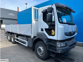 Camion plateau Renault Kerax 380 Dxi 6X4, EURO 5, Steel suspension: photos 3