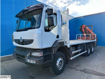 Camion plateau, Camion grue Renault Kerax 380 Dxi 6X4, EURO 6, Retarder, Palfinger, Remote: photos 3 Camion plateau, Camion grue Renault Kerax 380 Dxi 6X4, EURO 6, Retarder, Palfinger, Remote: photos 3