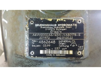 Hydraulique Brueninghaus Hydromatik A6VM200DA5/63W - Drive motor/Fahrmotor/Rijmotor: photos 4