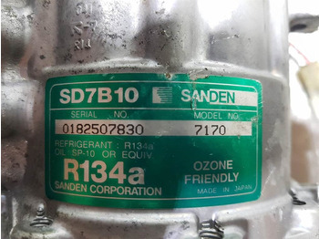 Compresseur de climatisation pour Engins de chantier Liebherr L507-Sanden SD7B10-7170-Compressor/Kompressor: photos 4