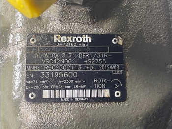 New Holland W110C-Rexroth A10VO71DFR1/31R-Load sensing pump en crédit-bail New Holland W110C-Rexroth A10VO71DFR1/31R-Load sensing pump: photos 5