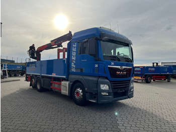 Camion grue, Camion plateau MAN TGX 26.500 6x2 Palfinger 18001 SLD 3 Baustoff: photos 3 Camion grue, Camion plateau MAN TGX 26.500 6x2 Palfinger 18001 SLD 3 Baustoff: photos 3