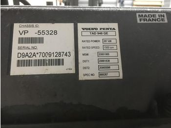 Engins de chantier Volvo TAD940GE FOR PARTS: photos 5