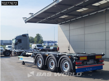 Semi-remorque porte-conteneur/ Caisse mobile neuf D-Tec VCC-01 3 axles Portmaster Flexi-Lock PM-3-S NEW Liftachse: photos 2