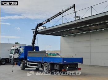 Camion plateau, Camion grue Iveco Eurocargo 180E250 4X2 18tonner MKG-HLK66 Crane Kran Manual Euro 5: photos 2