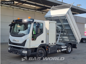 Camion benne neuf Iveco Eurocargo 75E160 4X2 NEW 7.5tonner 3 sided tipper ACC Automatic Euro 6: photos 2