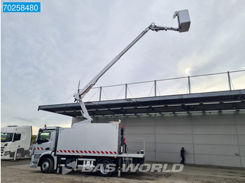Camion grue Mercedes-Benz Antos 1830 4X2 Hubarbeitsbühne 14.70m Time France VST 248 NF Navi Euro 6: photos 3