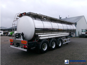 Semi-remorque citerne LAG Chemical tank inox L4BH 30 m3 / 1 comp + pump: photos 4