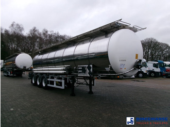 Semi-remorque citerne LAG Chemical tank inox L4BH 30 m3 / 1 comp + pump: photos 2
