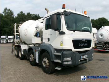 Camion malaxeur MAN TGS 32.360 8X4 Euro 6 Liebherr concrete mixer 8 m3 + belt: photos 2