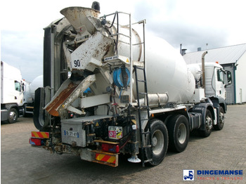 Camion malaxeur MAN TGS 32.360 8X4 Euro 6 Liebherr concrete mixer 8 m3 + belt: photos 4