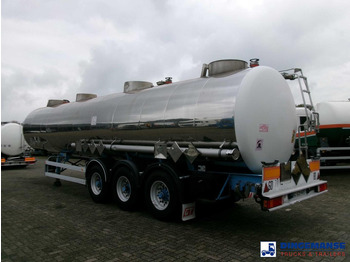 Semi-remorque citerne Magyar Chemical tank inox L4BH 33.5 m3 / 3 comp: photos 4