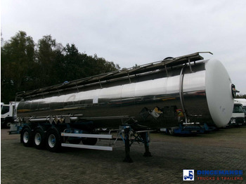 Semi-remorque citerne Magyar Chemical tank inox L4BH 33.5 m3 / 3 comp: photos 2